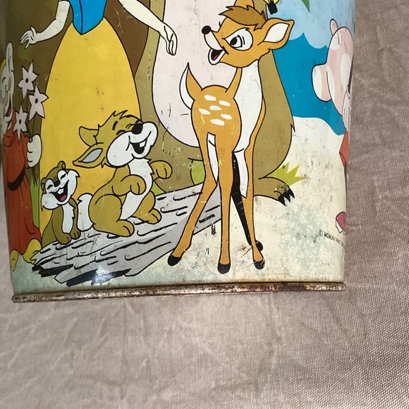 Vintage 1966 J. Chein World of Disney Metal Bucket SEE PICTURES - Picture 10 of 12